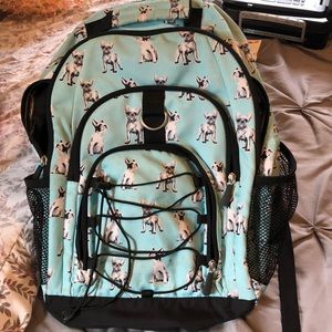 Frenchie backpack from Pottery Barn Kids